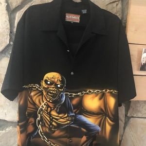 Dragonfly Clothing Iron Maiden Button-Down